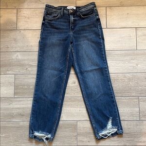 Flying Monkey Dark Blue Ankle Jeans
